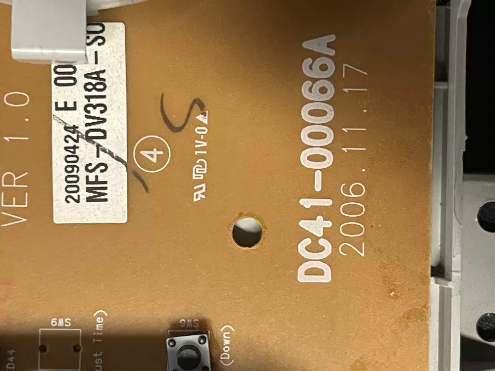 Samsung DC41-00066A Washer Control Board AZ15897 | WMV279