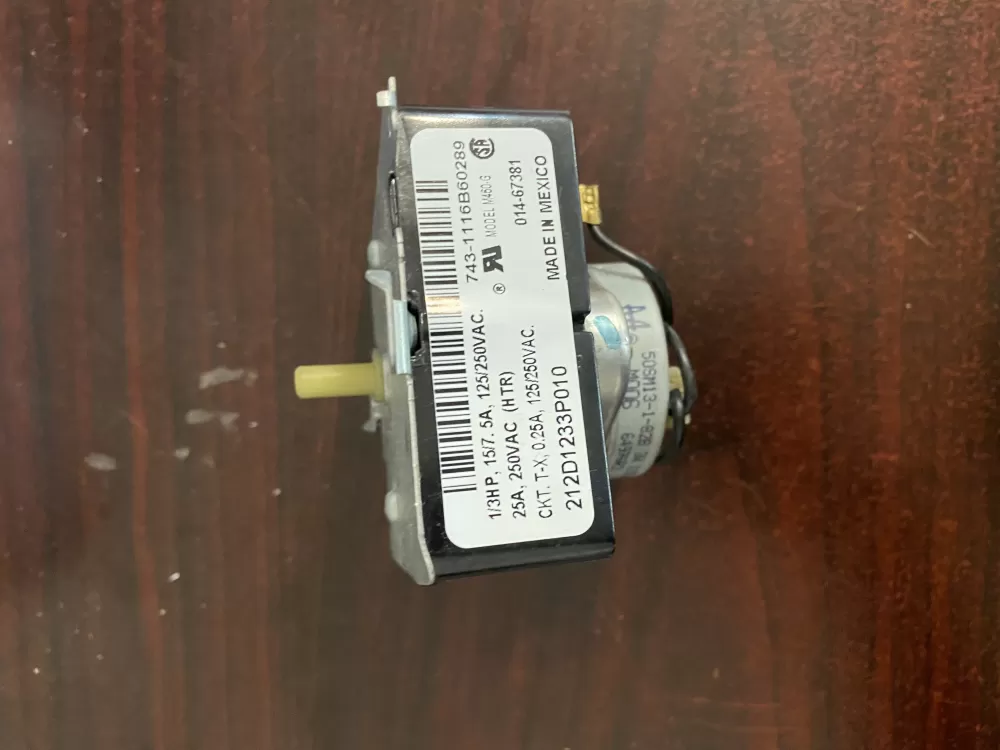 Hotpoint GE 212D1233P010 WE4M362 Dryer Timer AZ34191 | BK1693