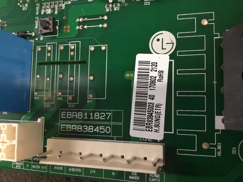 LG EBR83845003 CSP30021031 Refrigerator Control Board AZ100685 | NR134