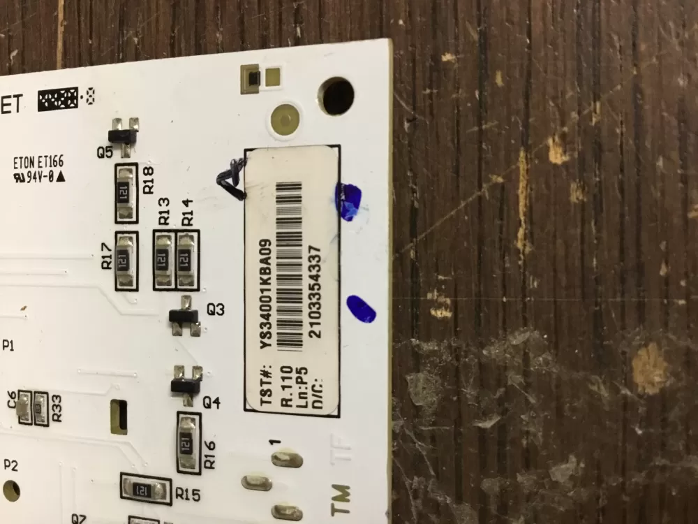 Maytag YS34001KBA09 P34001A3Z Washer Touch Sensor Board AZ11400 | NR546