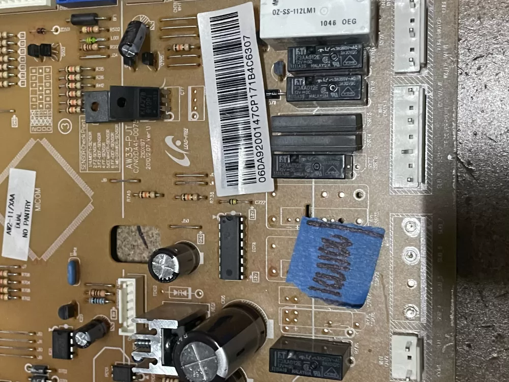 Samsung DA92-00147C Refrigerator Control Board AZ25767 | KM100