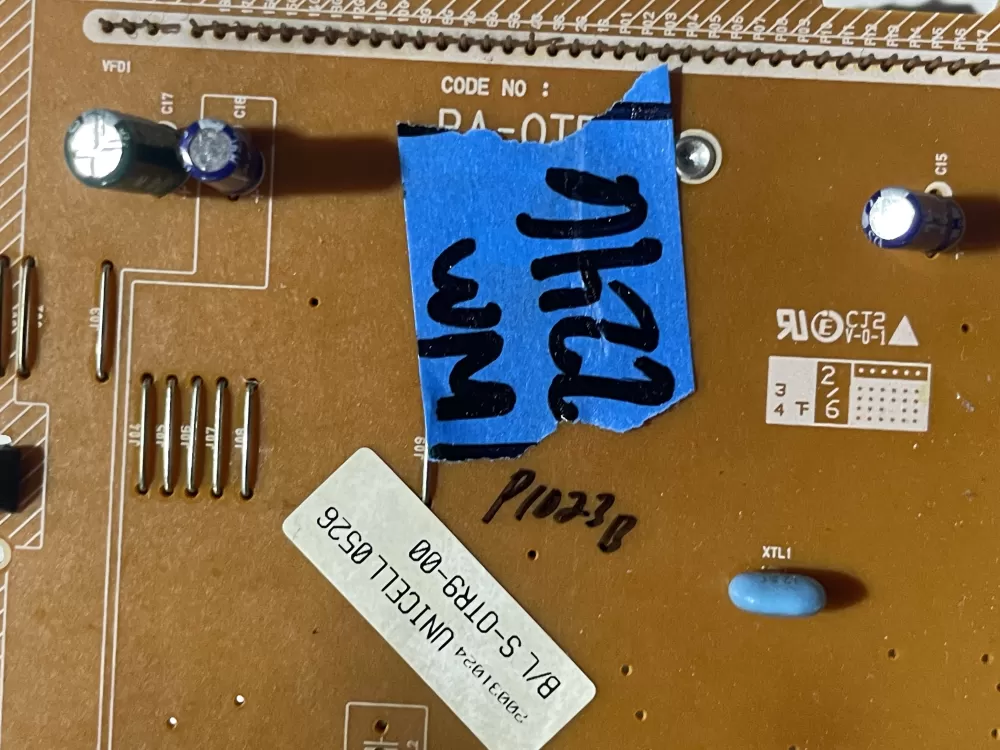 Microwave Control Board Part # S-OTR9-00 S-otr9-01  Ra-otr9 AZ122696 | Wm2246