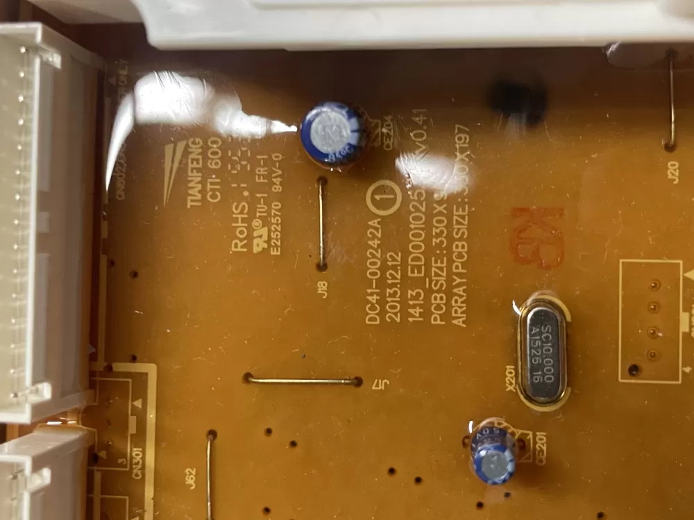 Samsung DC41 00242A Washer Control Board AZ24504 | WMV89