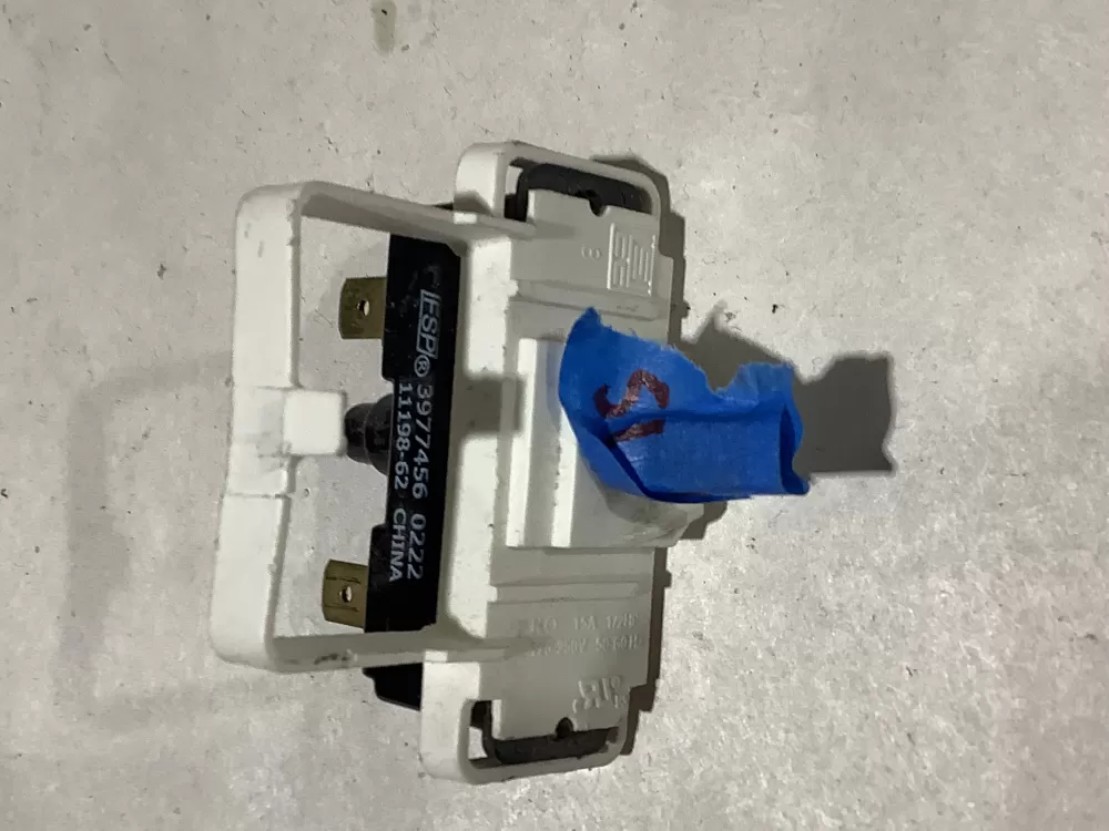 Whirlpool  Kenmore  Roper  Estate AP6009036 3977456 WP3977456 PS11742178 Dryer Start Switch