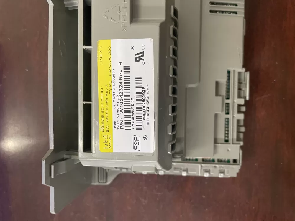 Whirlpool W10342324 Washer Control Board AZ37785 | KM217