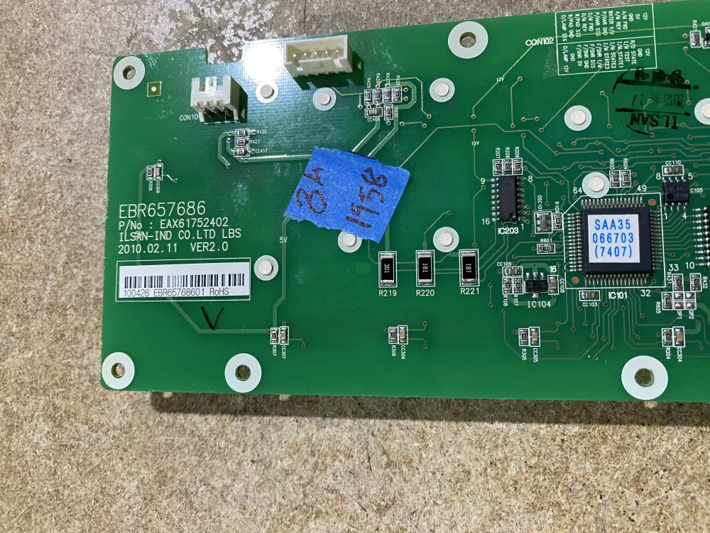 LG Kenmore EBR65768601 Refrigerator Control Board AZ66679 | BK1958