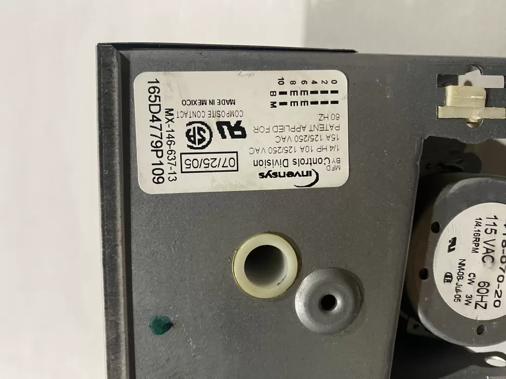GE 165D4779P109 Dishwasher Timer AZ188799 | BK470