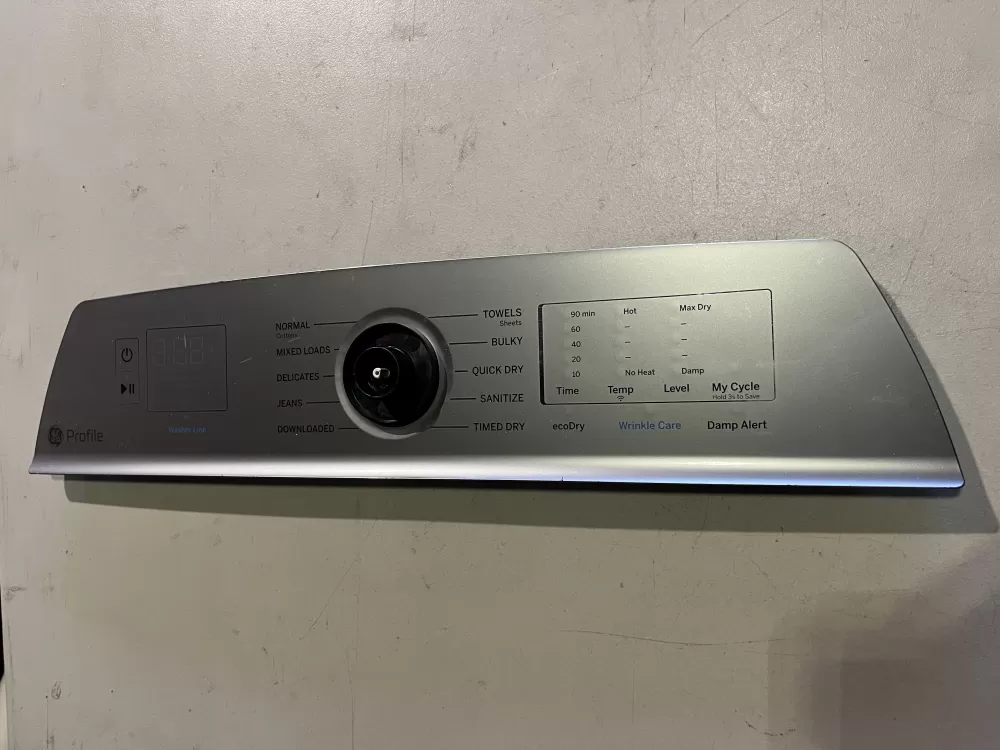 GE WE10X33197 Dryer Control Panel 234D2996G002 WE22X33126 AZ45947 | JTV387
