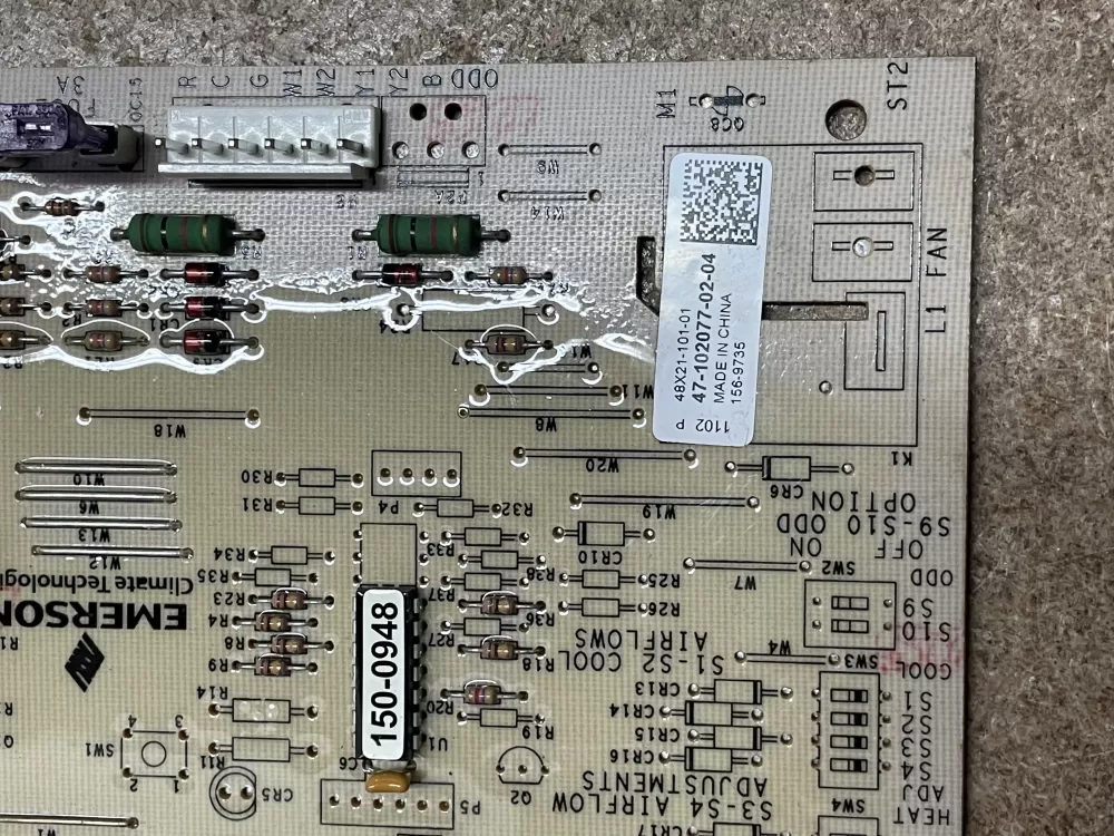 Rheem Air Handler Control Board 47-102077-02-04 156-9735 AZ15532 | KM960