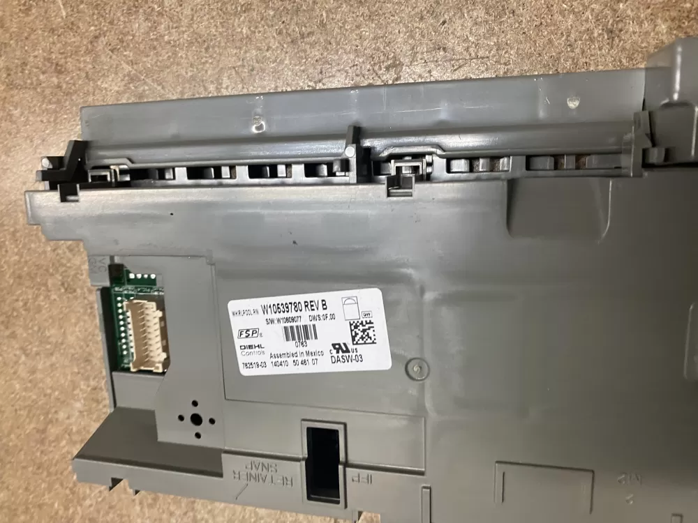 Whirlpool W10539780 W10597041 PS8260224 Dishwasher Control Board AZ7834 | BK1630