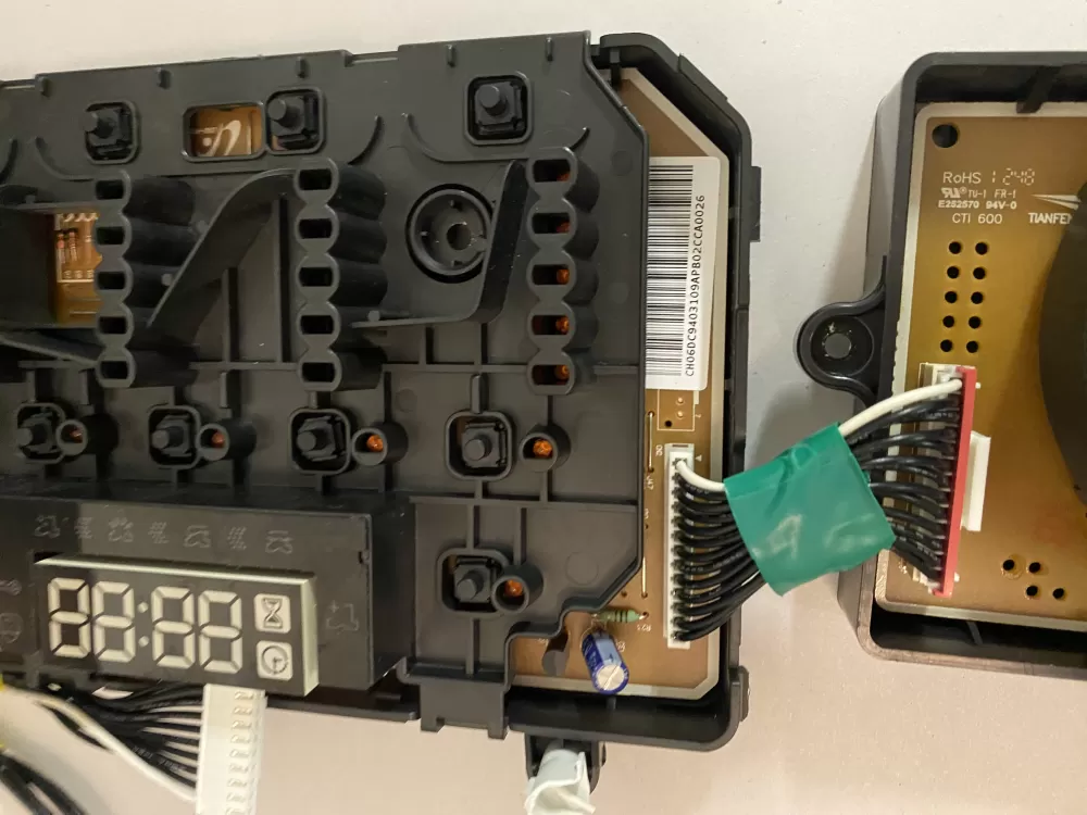 Samsung DC94-03109A DC92-00773M Washer UI Control Board AZ125502 | BKV717