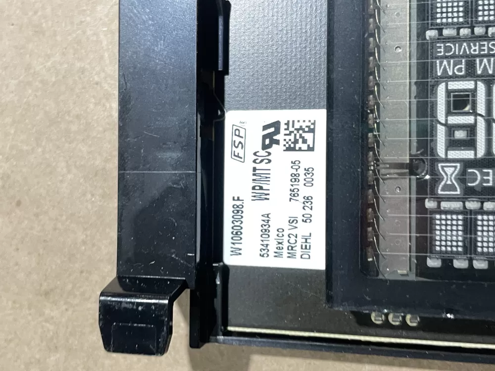 Whirlpool Maytag Kenmore AP6023344 Range Control Board Panel AZ71300 | Wm1677