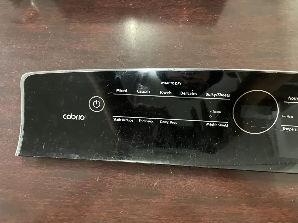 Whirlpool W11123145  AP6261093  W11126816  4814029  PS12114395  W10507955 Dryer Control Panel