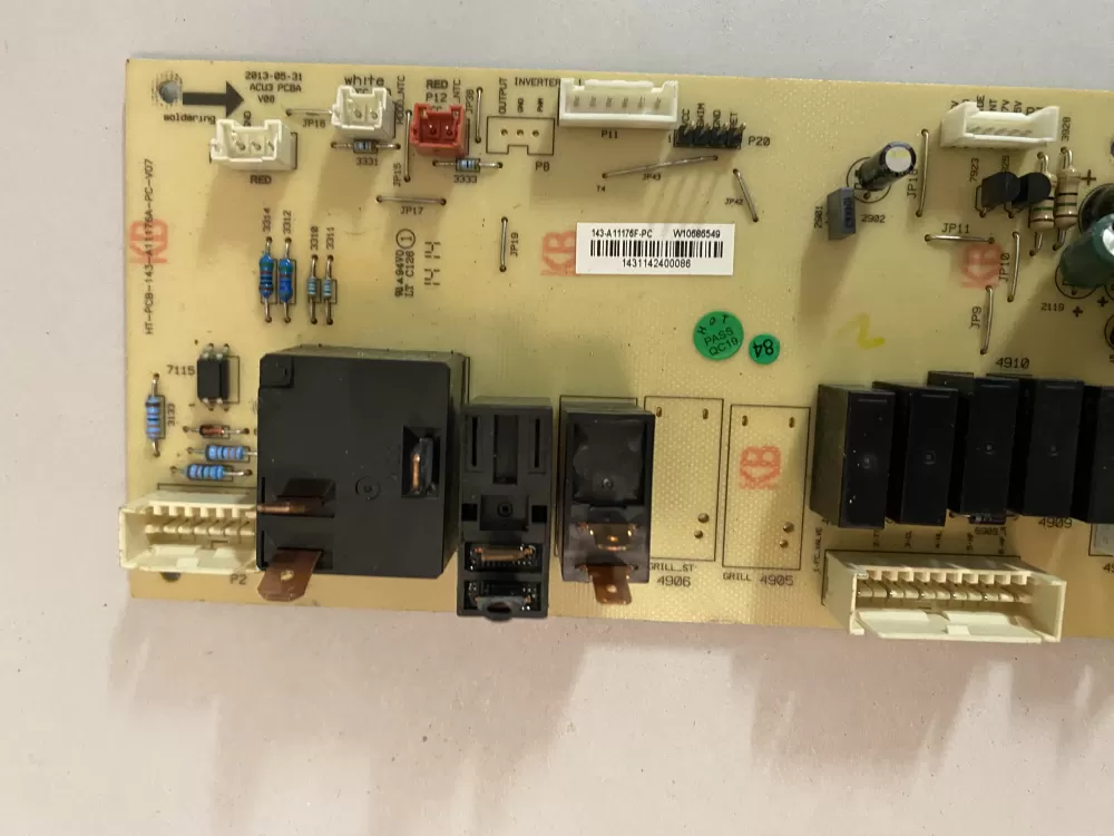 Whirlpool WPW10686549 Electronic Control Board OEM Part AZ123630 | BK2251