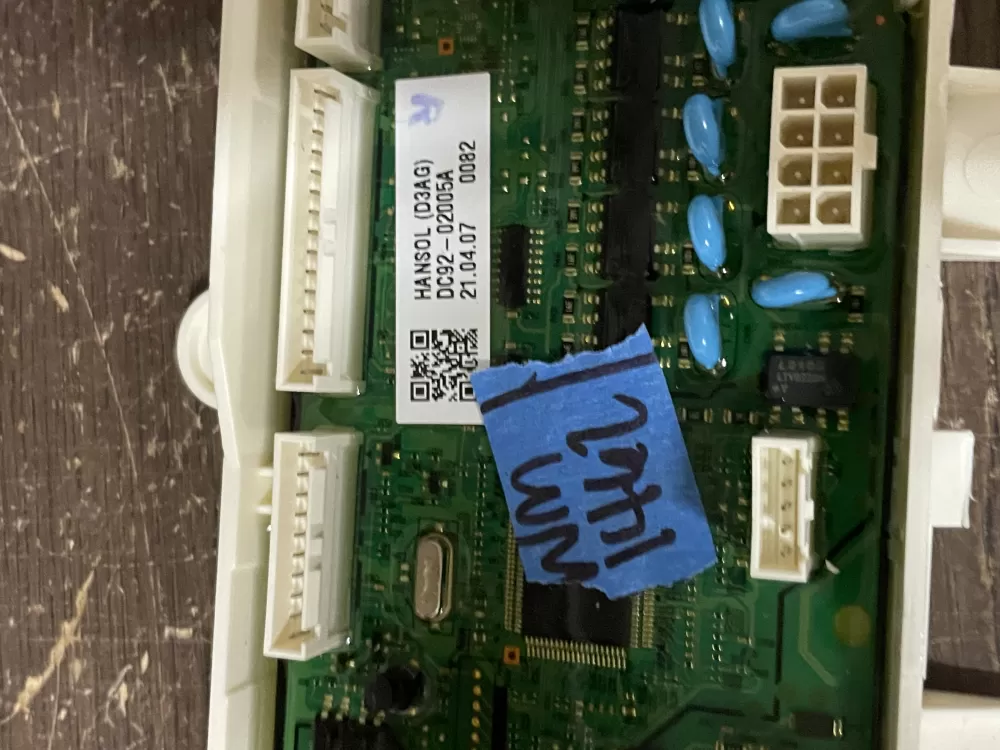 Samsung DC92 02001A AP6243666 DC92 02005A Washer Control Board AZ50865 | Wmv462