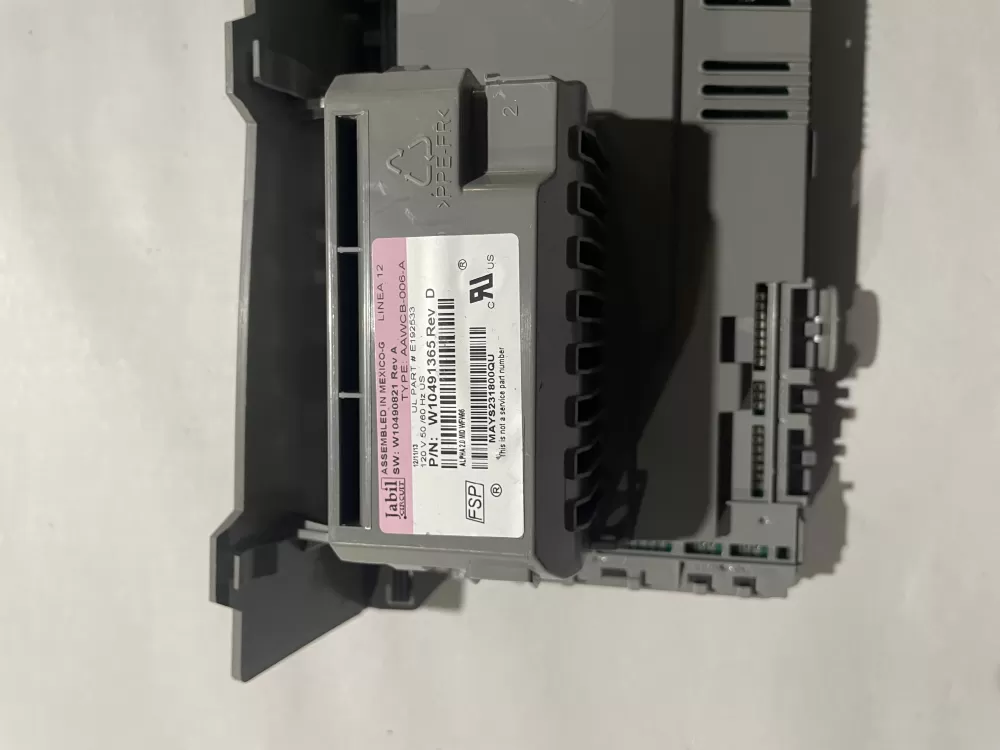 Whirlpool W10491365 Washer Control Board AZ194168 | KM569