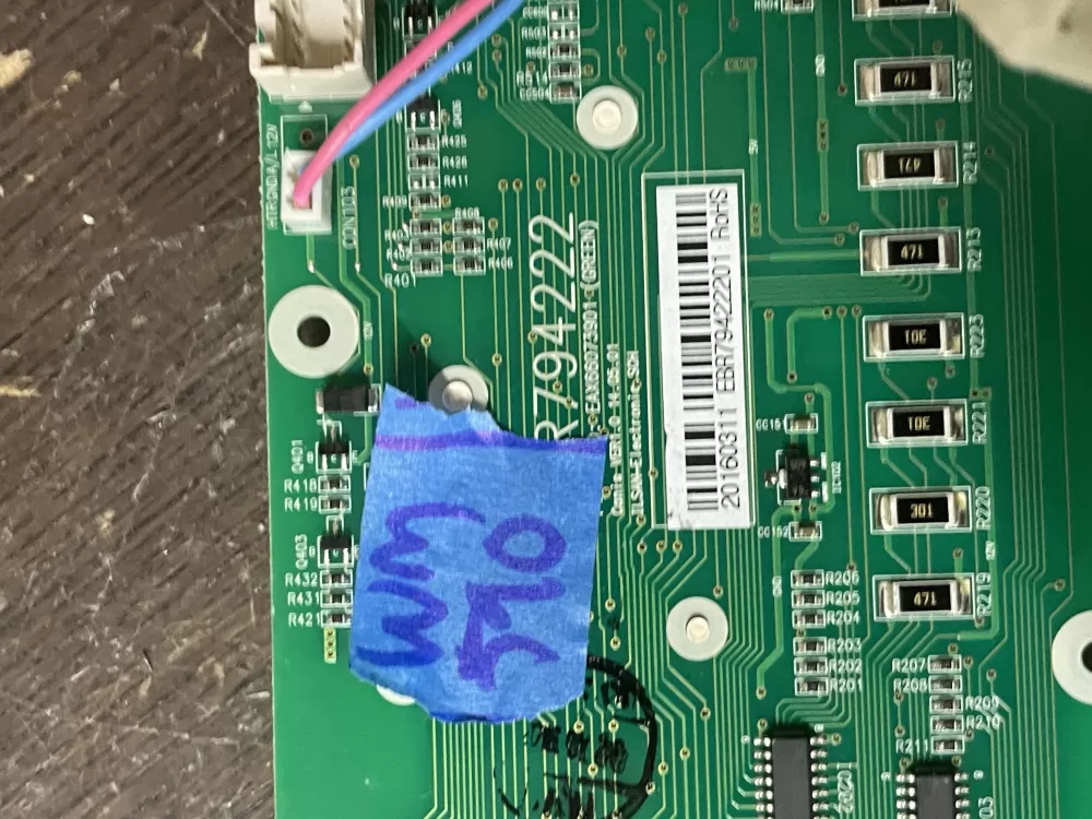 Kenmore LG EBR79422201 Refrigerator Control Board AZ44175 | WM590