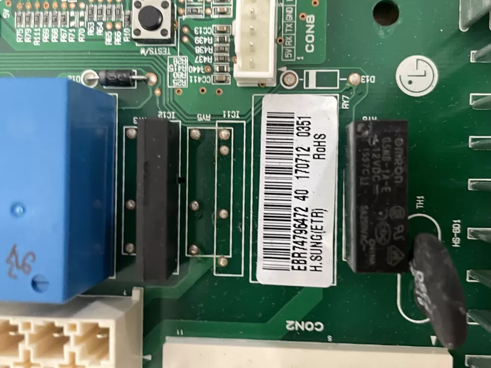 LG EBR74796472 Refrigerator Control Board AZ30435 | WM354