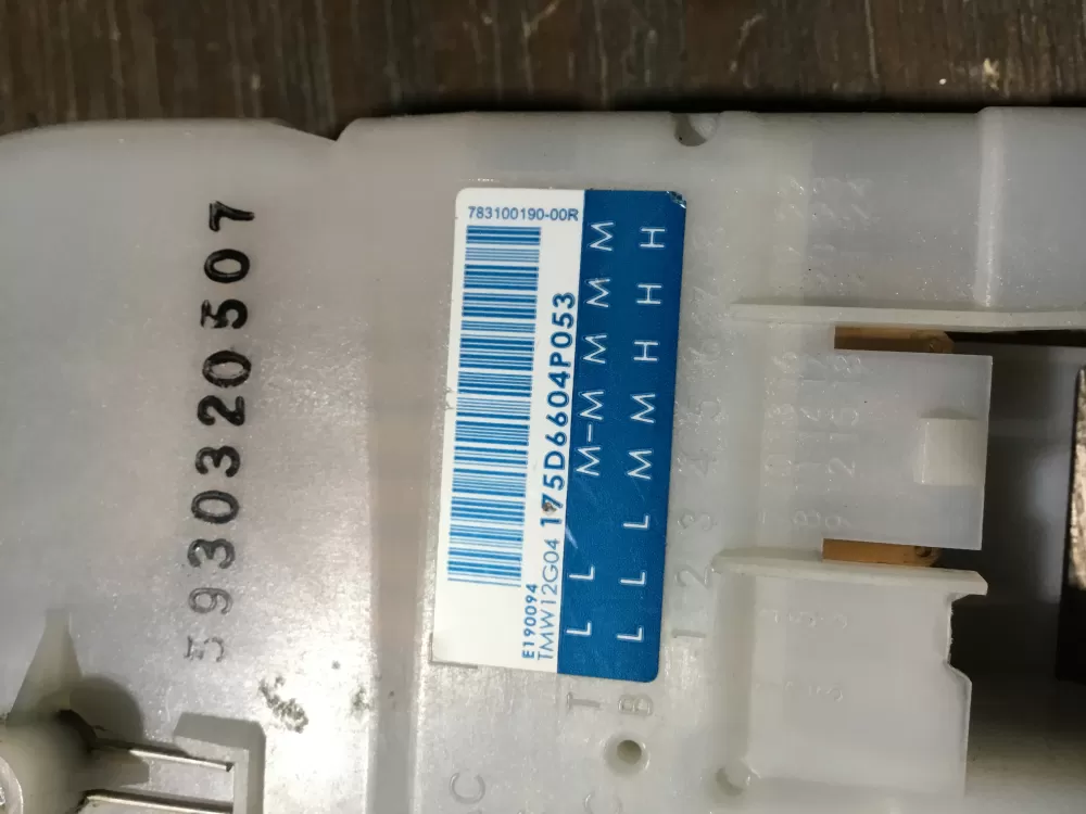 GE WH12X10527 175D6604P053 Washer Timer AZ60063 | NR2034