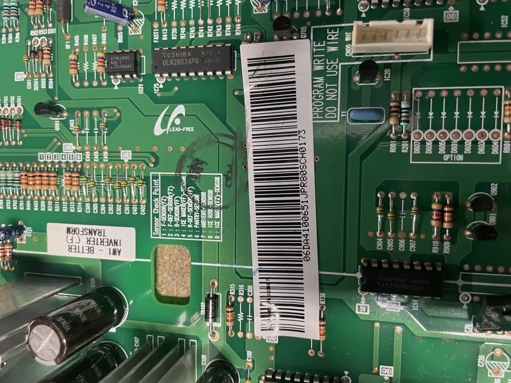 Samsung DA41 00651J Refrigerator Control Board AZ6910 | KM1536