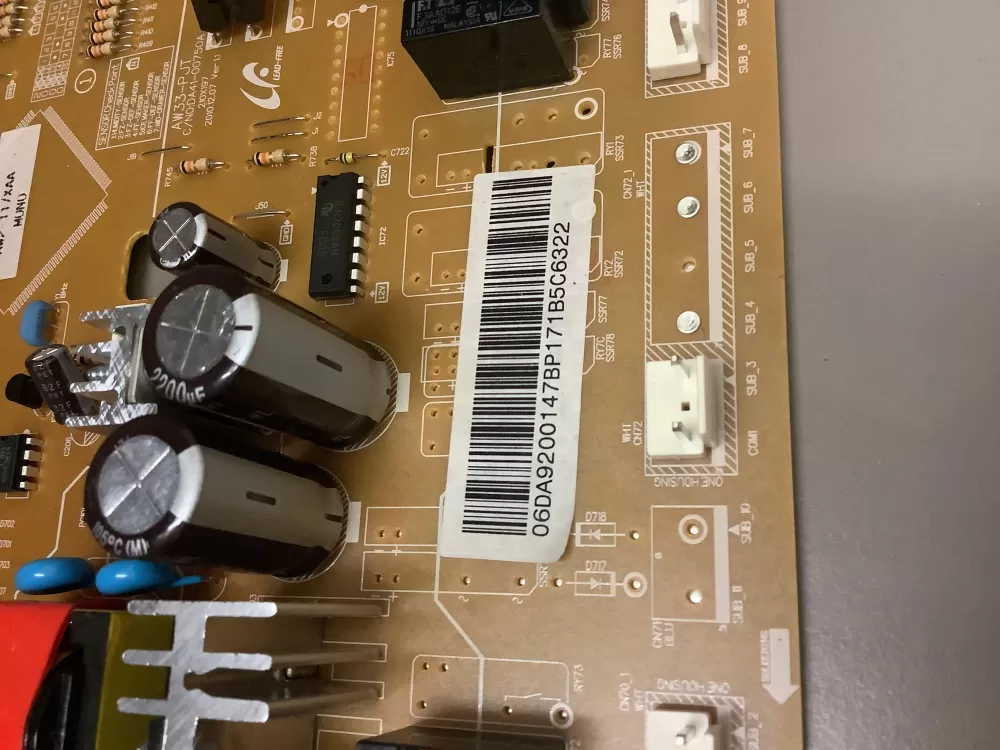 Samsung DA92 00147B Refrigerator Control Board AZ201910 | AR571