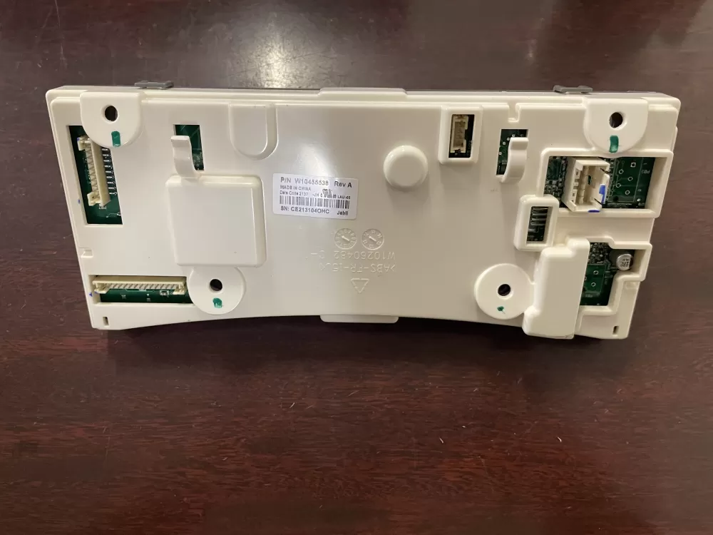 Whirlpool W10455538 Washer Control Board User Interface AZ50460 | KM1830