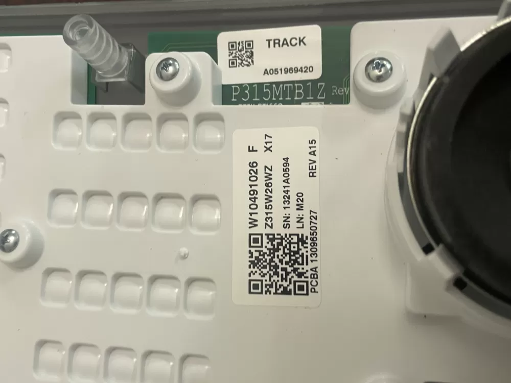Maytag W10491026 Washer Control Board Console Panel AZ81069 | Wmv473