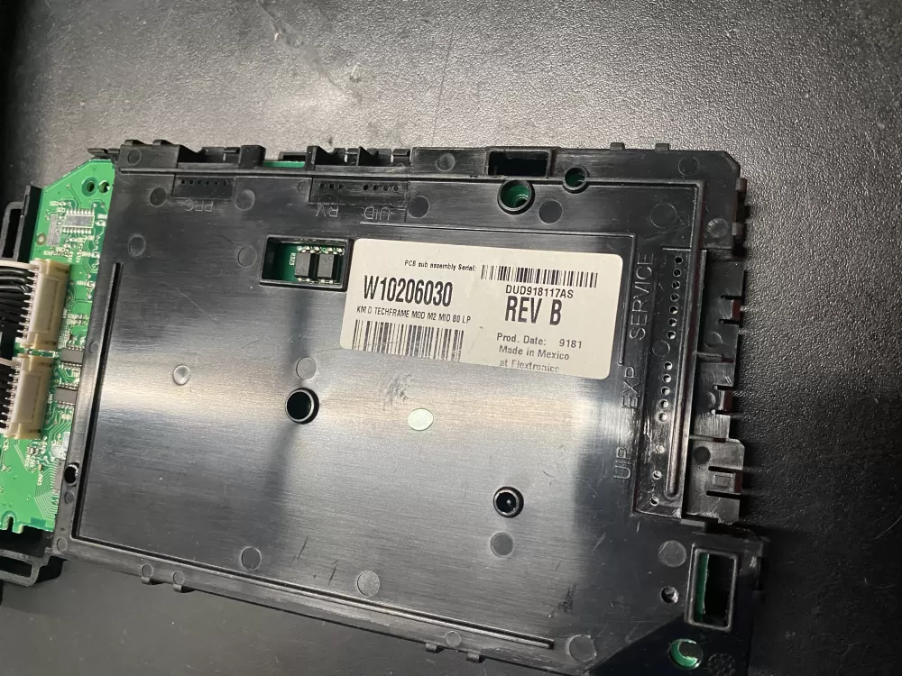 Whirlpool W10206030 AP4568396 Dryer Interface Control Board AZ24479 | BKV42