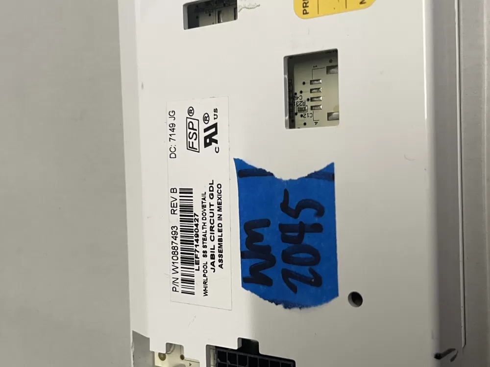Whirlpool W10887493 W11043015 Refrigerator Control Board AZ221016 | Wm2045
