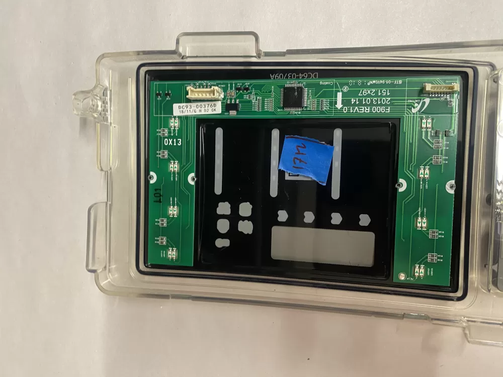 Samsung DC92-01607J DC94-06643A Dryer UI Control Board AZ210609 | BK1712
