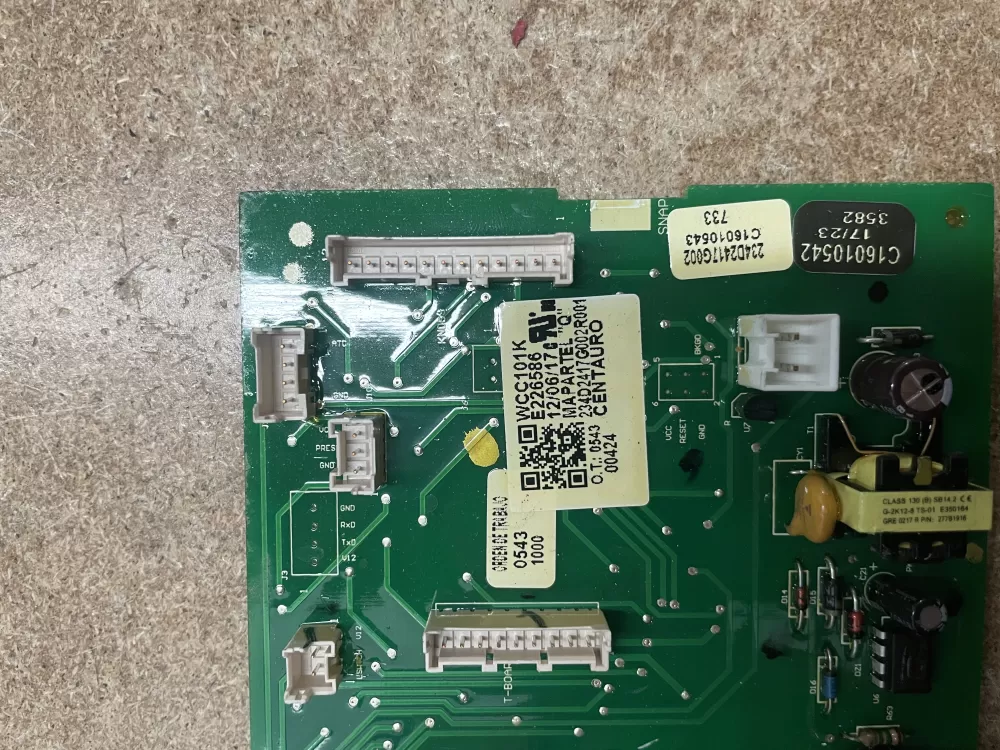 GE Kenmore WH12X20274 E226586 Washer Control Board AZ4725 | KM1410
