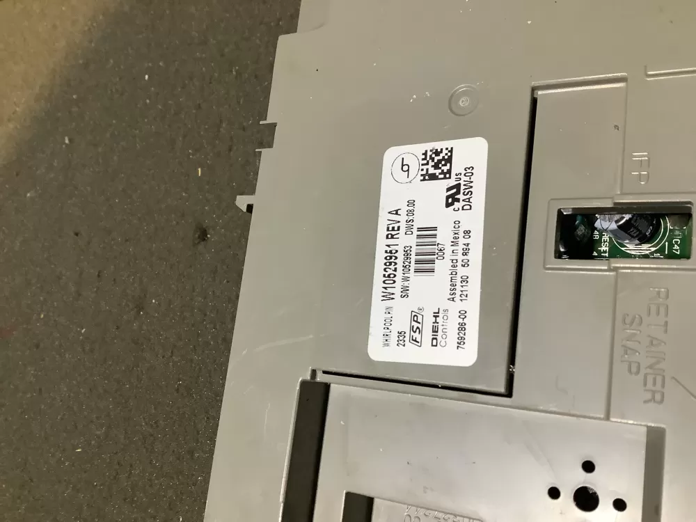 KitchenAid AP6039135 W10375784 Dishwasher Control Board AZ126495 | NR2290