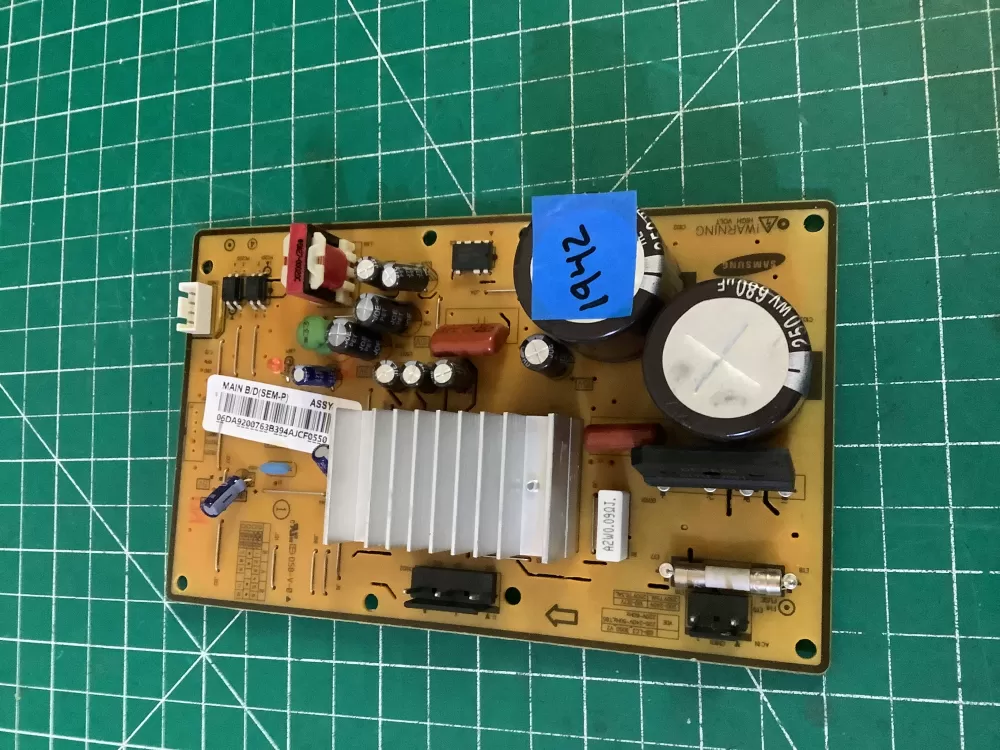Samsung DA92-00763B Refrigerator Control Board Inverter AZ188089 | NR1942