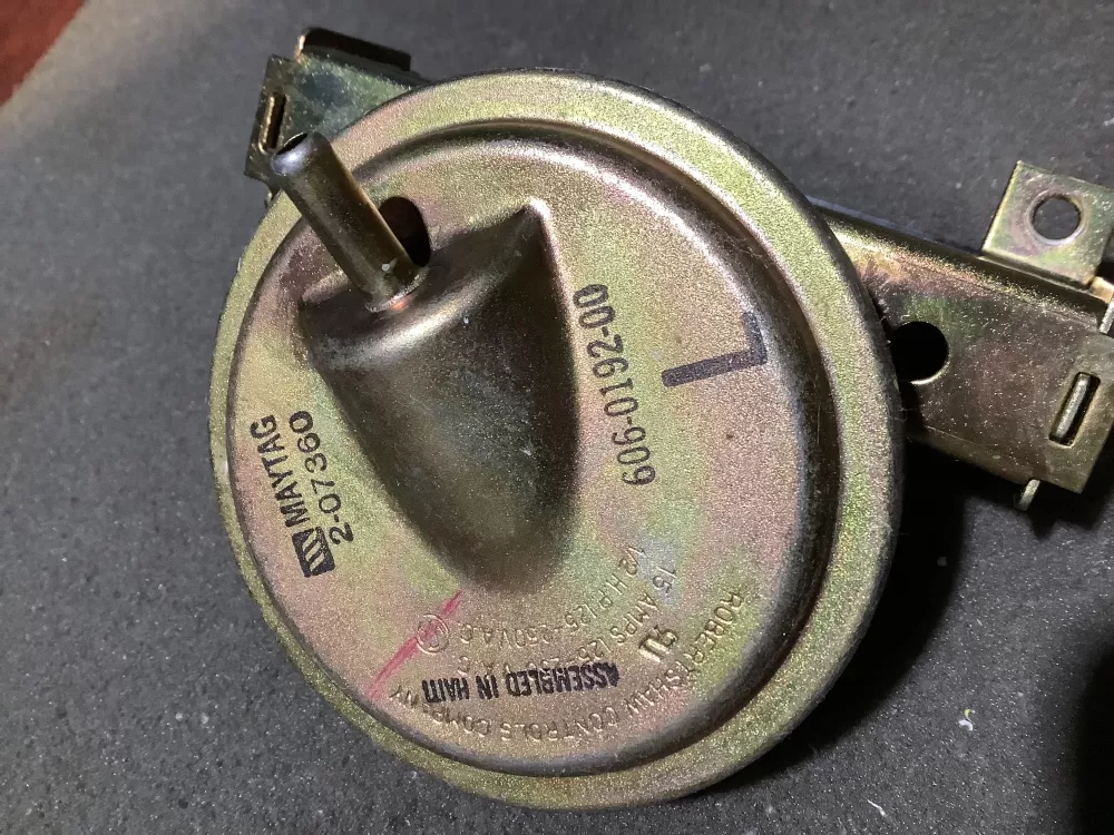 2-07360 (207360) 606-0192-00WASHER WATER LEVEL PRESSURE SWITCH AZ128241 | NR2313