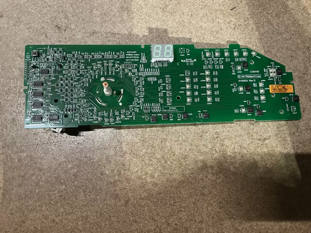 Whirlpool W10051166 Dryer Control Board