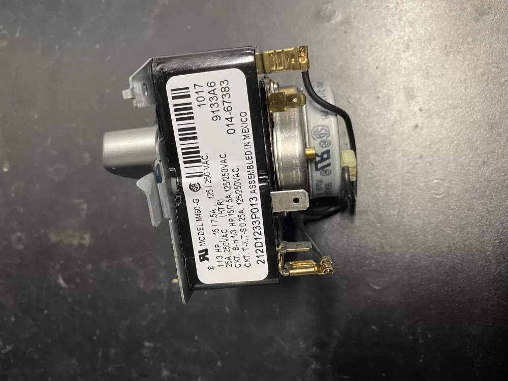 GE 212D1233P013 WE4M365 Dryer Timer AZ13816 | BK747