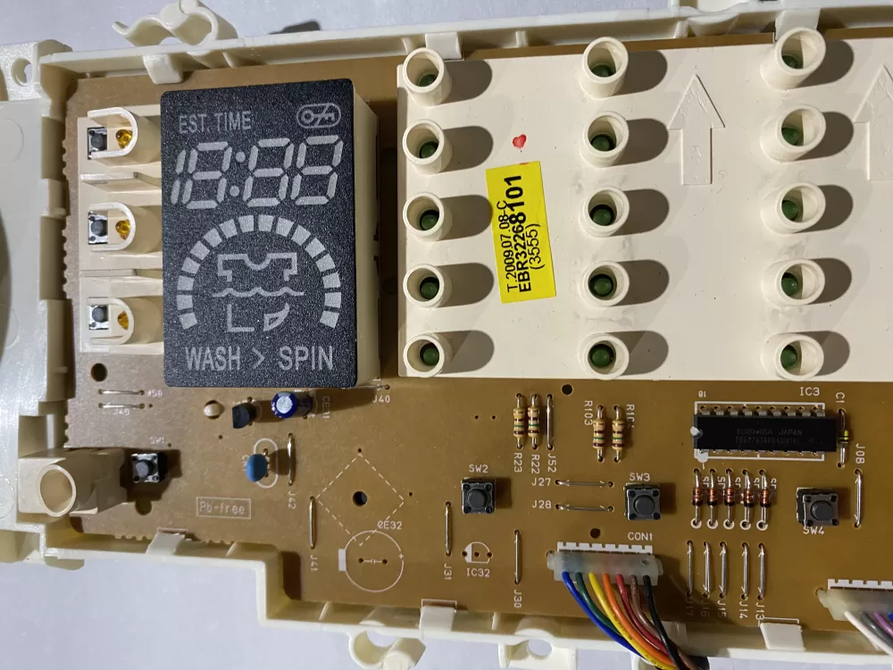 LG EAX32221201 EBR32268101 Washer Control Board AZ190596 | BKV872