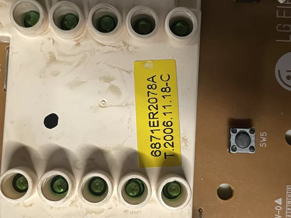 LG 6870EC9259A 6871ER2078A Washer Control Board AZ15899 | WMV279