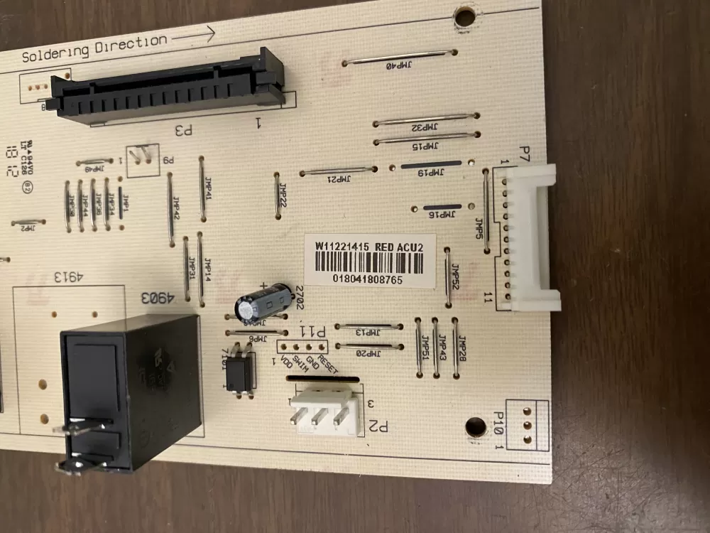 Whirlpool W11044727 W11096348 Microwave Control Board Panel AZ103255 | BK992