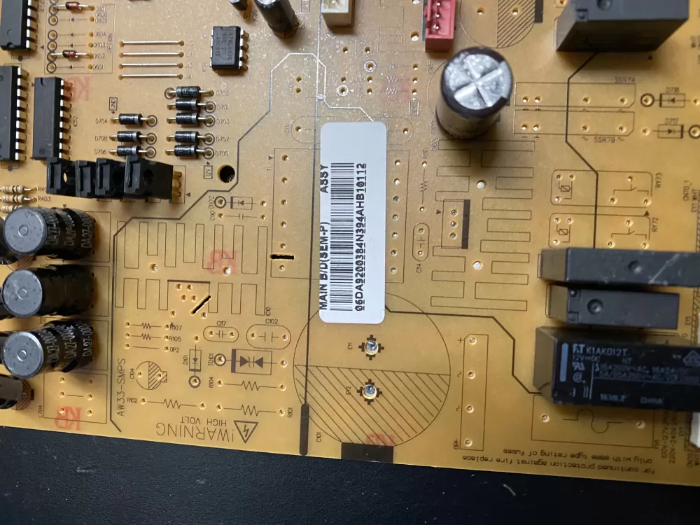 Samsung DA92-00384J Refrigerator Control Board