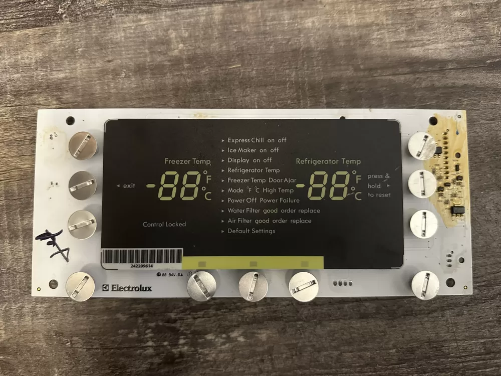 Electrolux  Frigidaire 242209733  SF4101-97BB3S Refrigerator Display Control Board Spitfire