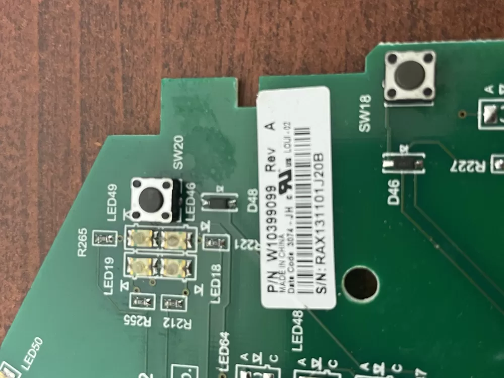 Whirlpool W10399099 Washer Control Board AZ47827 | Wm698