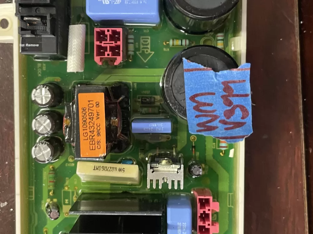 LG EBR43249701 PS3533873 Washer Control Board AZ40719 | Wmv399