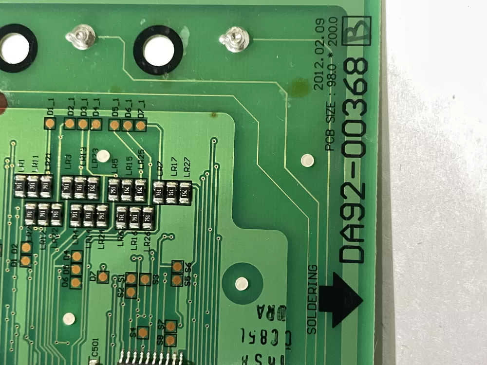 Samsung DA92-00368B Refrigerator Control Board Dispenser AZ183467 | Wm2703