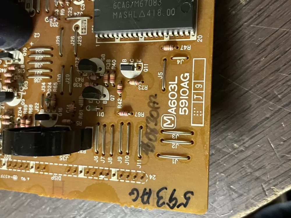 Panasonic A603L 5910AG Oven Display Circuit Control Board AZ47404 | Wm646