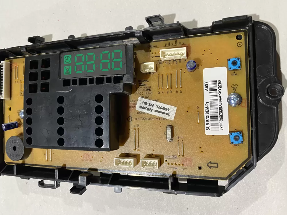 Samsung DC94 07338A Washer Control Board AZ153621 | BK2505