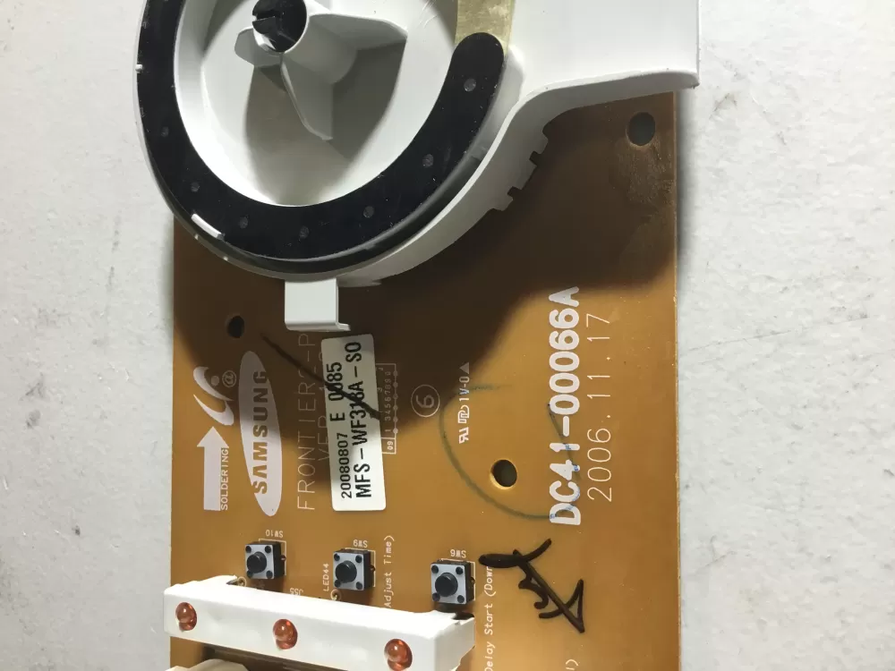 Samsung DC41-00066A Washer Control Board AZ45658 | NRV418