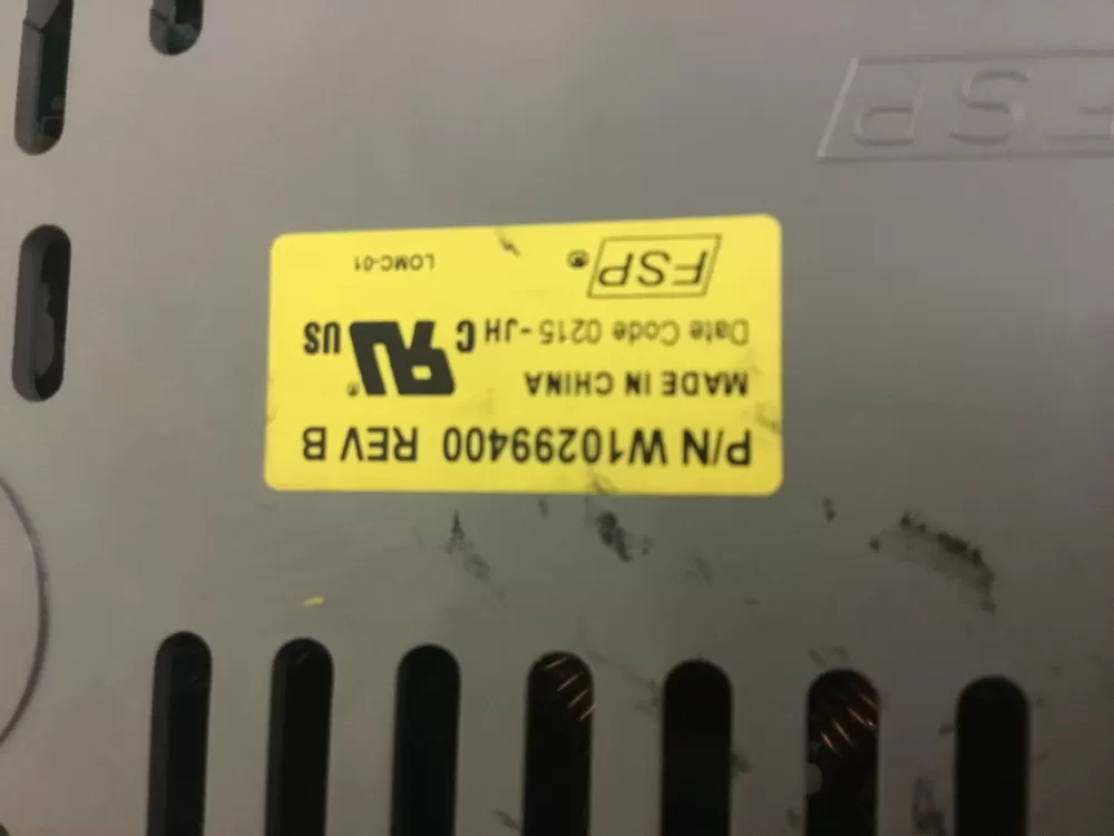 Whirlpool W10299400 Washer Control Board Main AZ28972 | NR81