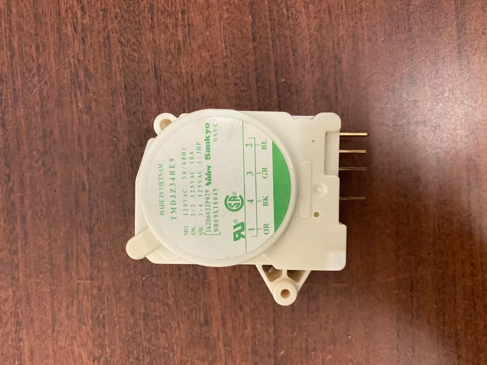 GE WR9X502  AP2061708  WR09X10049  310900  AH310869  EA310869  PS310869  WR09X0278  WR09X0283  WR09X0313  WR09X0329  WR09X0334  WR09X0339  WR09X0342  WR09X0350  WR09X0356  WR09X0363  WR09X0364  WR09X0366  WR09X0375  WR09X0387  WR09X0408  WR09X0409  WR09X0418  WR09X0419  WR09X0428  WR09X0432  WR09X0438  WR09X0466  WR09X0468  WR09X0470  WR09X0478  WR09X0479  WR09X0481  WR09X0484  WR09X0486  WR09X0487  WR09X0490  WR09X0495  WR09X0502  WR09X0503  WR09X0504  WR09X0526  WR09X0528  WR09X0576  WR09X0594  WR09X5161  WR09X5162  WR09X5163  WR09X5164  WR09X5192  WR09X5202  WR09X5204  WR09X5211  WR09X5225  WR9X10049  TMDJ234RE9 Refrigerator Defrost Timer Control