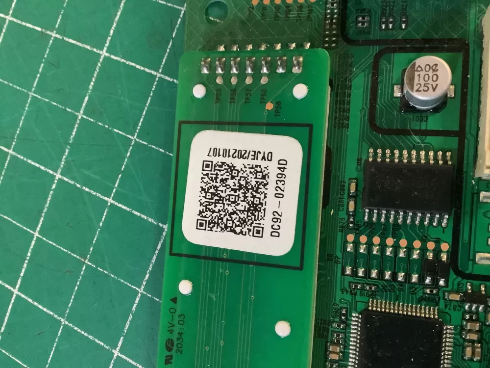 Samsung DC92-02394D Washer Display Control Board AZ209057 | NR796